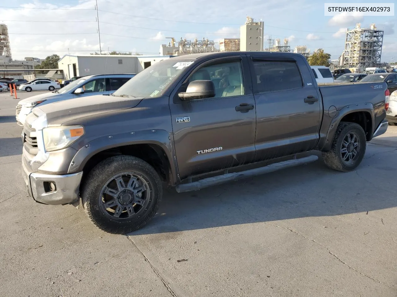 2014 Toyota Tundra Crewmax Sr5 VIN: 5TFDW5F16EX402973 Lot: 77829024