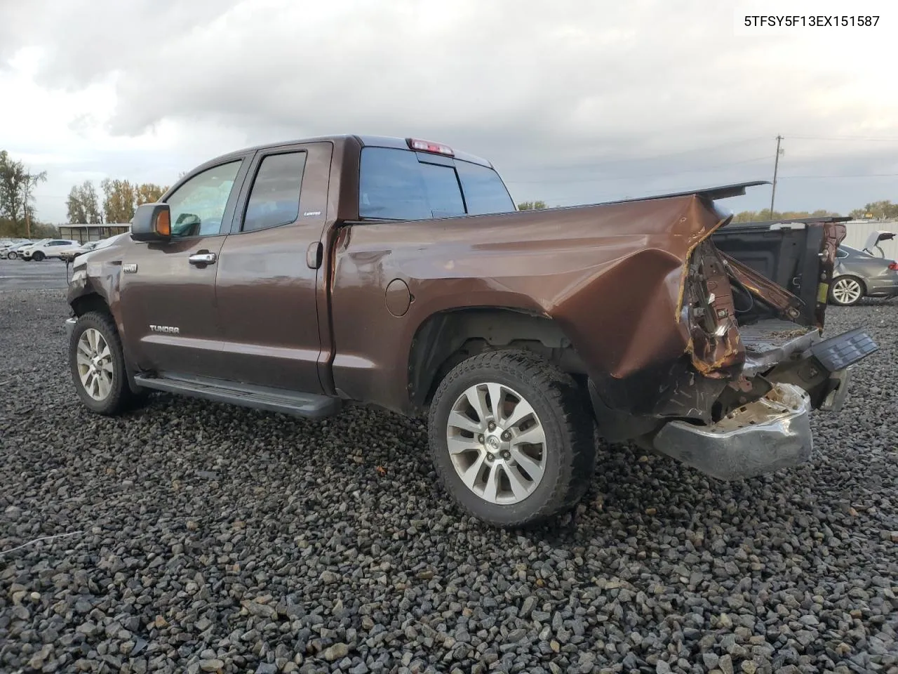 2014 Toyota Tundra Double Cab Limited VIN: 5TFSY5F13EX151587 Lot: 77935894