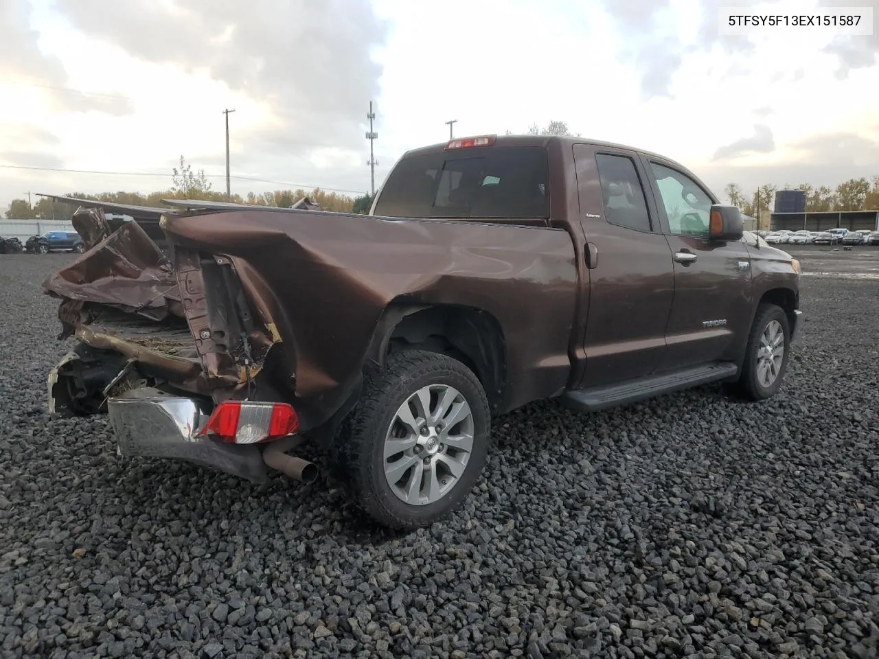 2014 Toyota Tundra Double Cab Limited VIN: 5TFSY5F13EX151587 Lot: 77935894