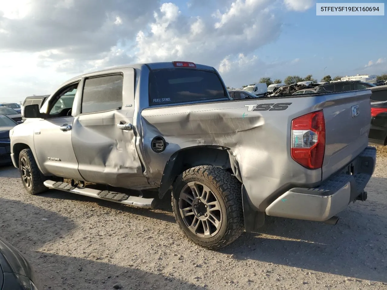 2014 Toyota Tundra Crewmax Sr5 VIN: 5TFEY5F19EX160694 Lot: 77987944