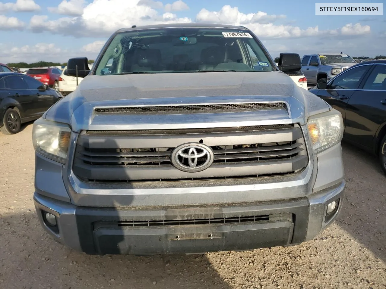 2014 Toyota Tundra Crewmax Sr5 VIN: 5TFEY5F19EX160694 Lot: 77987944