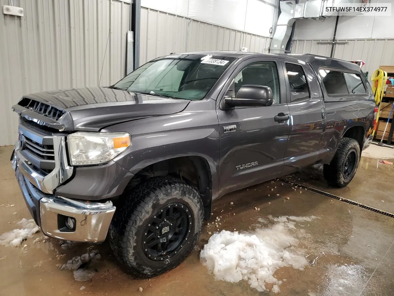 2014 Toyota Tundra Double Cab Sr VIN: 5TFUW5F14EX374977 Lot: 78038134