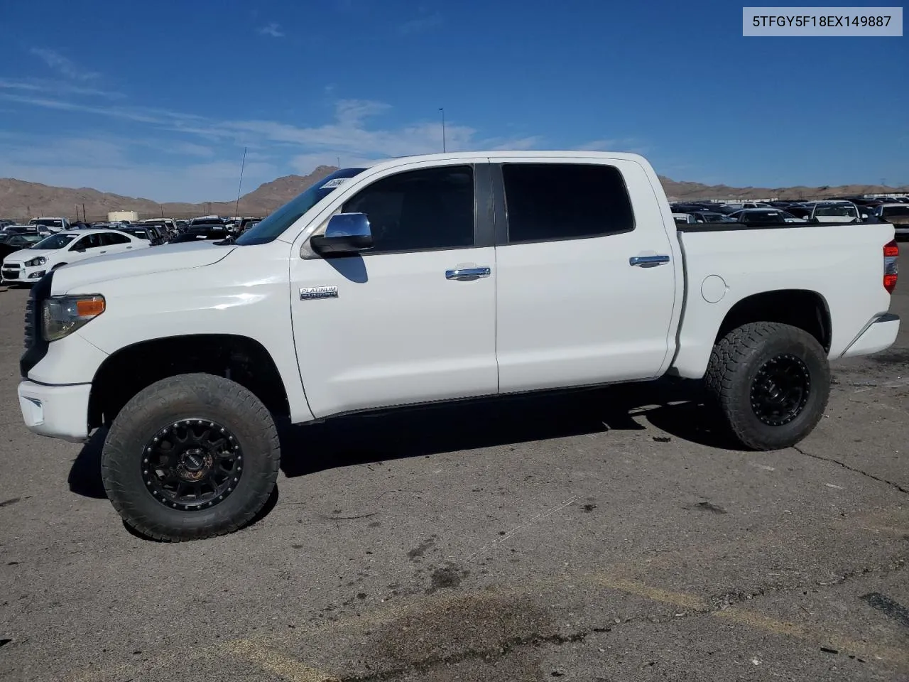 2014 Toyota Tundra Crewmax Platinum VIN: 5TFGY5F18EX149887 Lot: 78158064