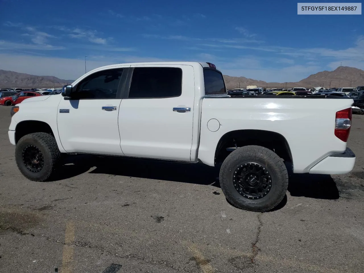 2014 Toyota Tundra Crewmax Platinum VIN: 5TFGY5F18EX149887 Lot: 78158064