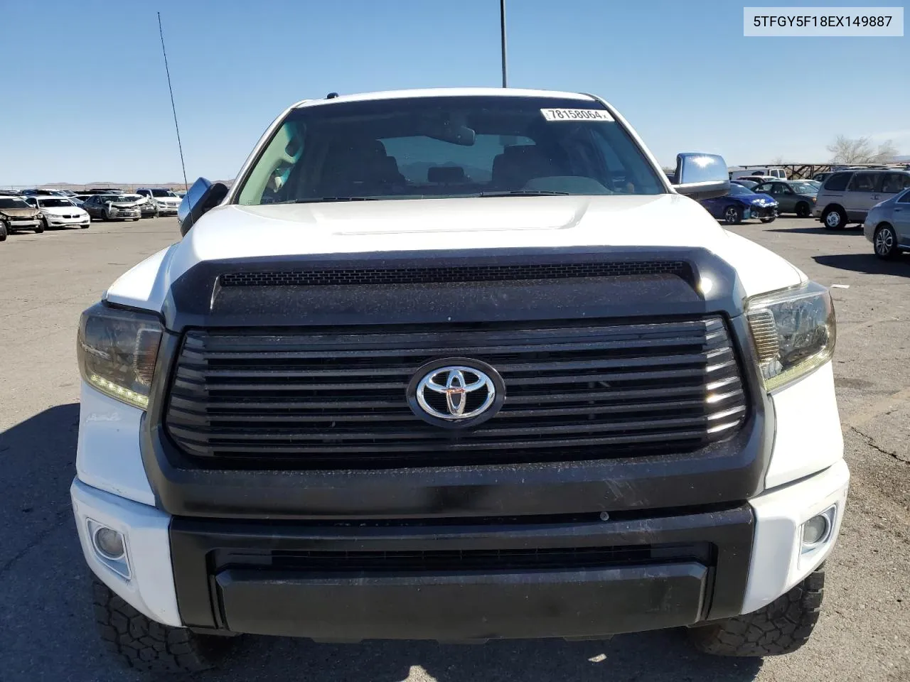 2014 Toyota Tundra Crewmax Platinum VIN: 5TFGY5F18EX149887 Lot: 78158064