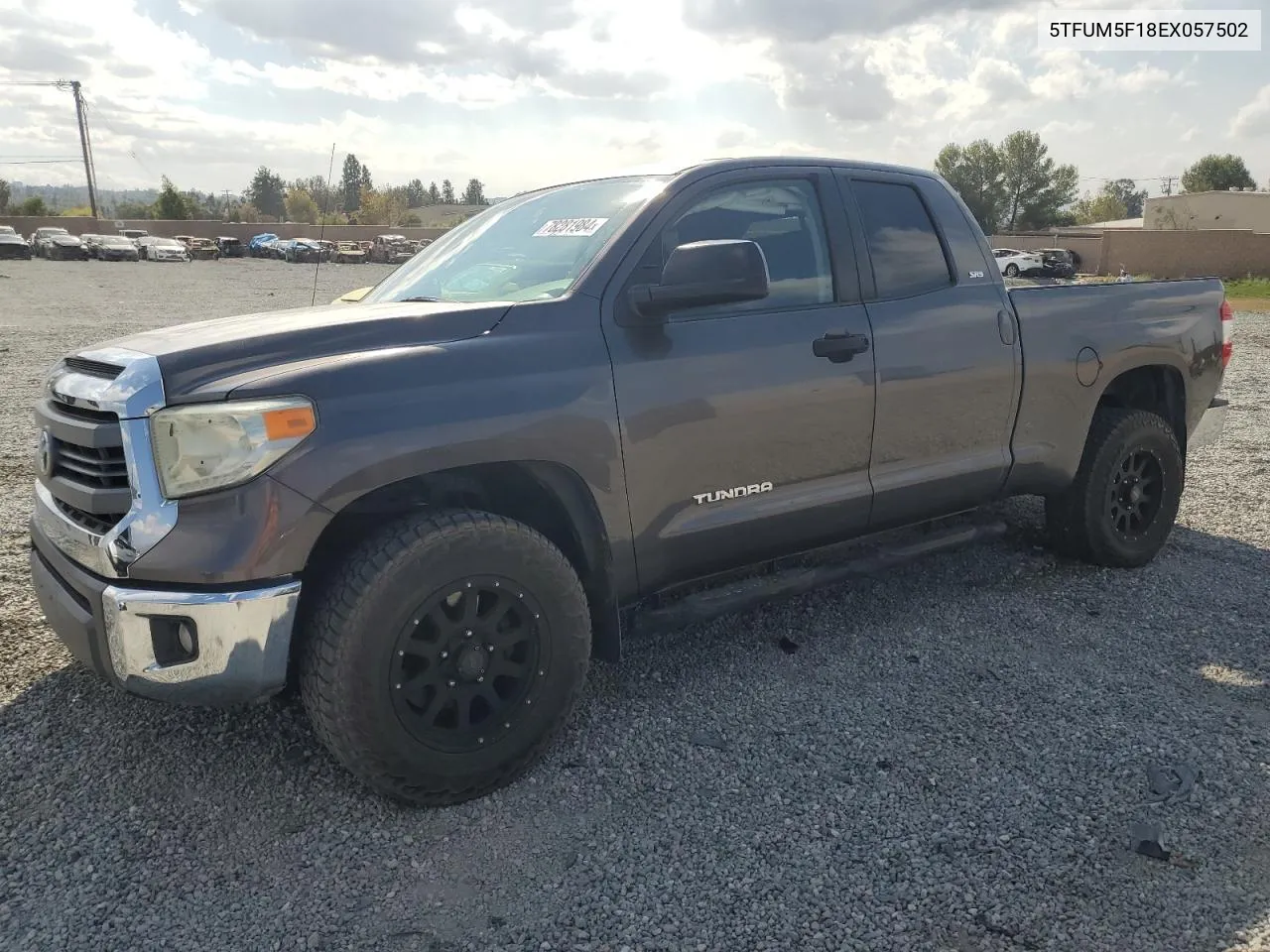 2014 Toyota Tundra Double Cab Sr VIN: 5TFUM5F18EX057502 Lot: 78281984