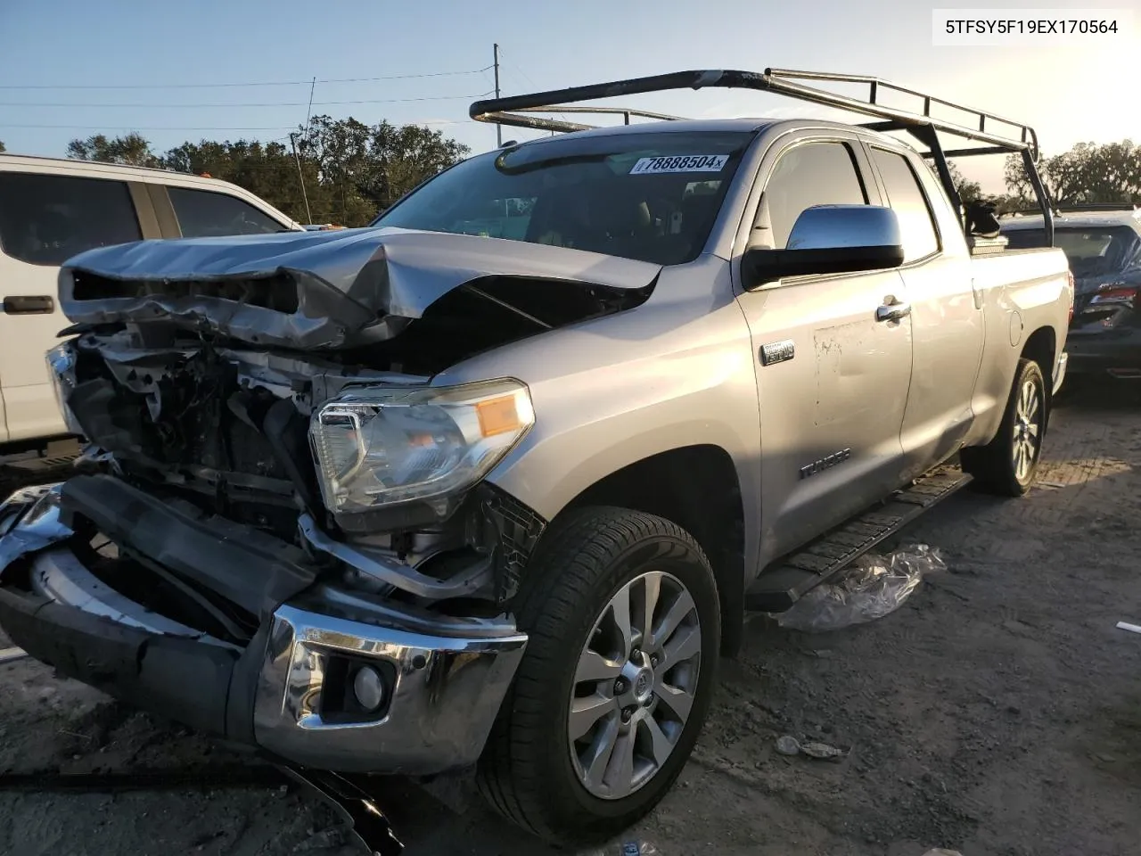 2014 Toyota Tundra Double Cab Limited VIN: 5TFSY5F19EX170564 Lot: 78888504