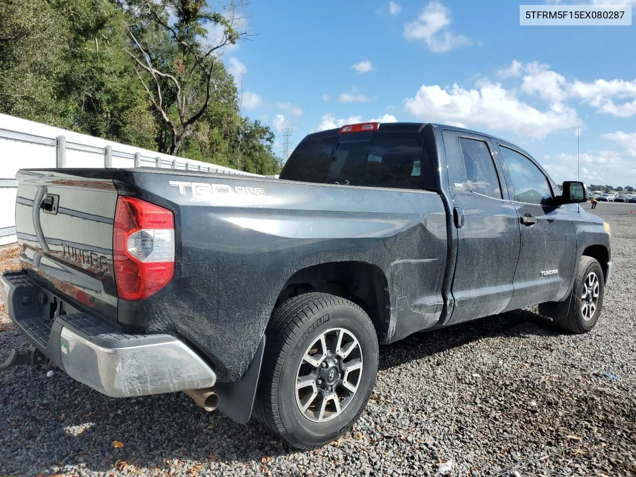 2014 Toyota Tundra Double Cab Sr VIN: 5TFRM5F15EX080287 Lot: 79308964