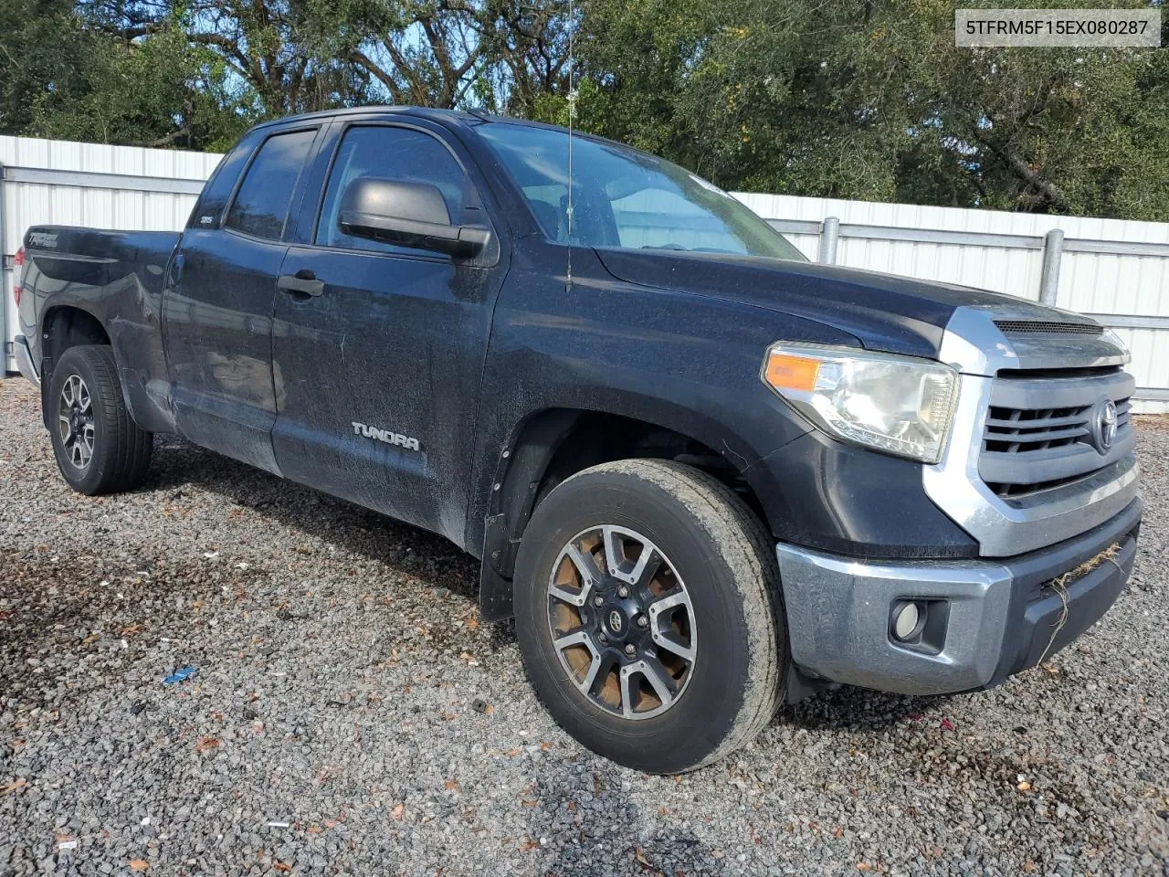 2014 Toyota Tundra Double Cab Sr VIN: 5TFRM5F15EX080287 Lot: 79308964