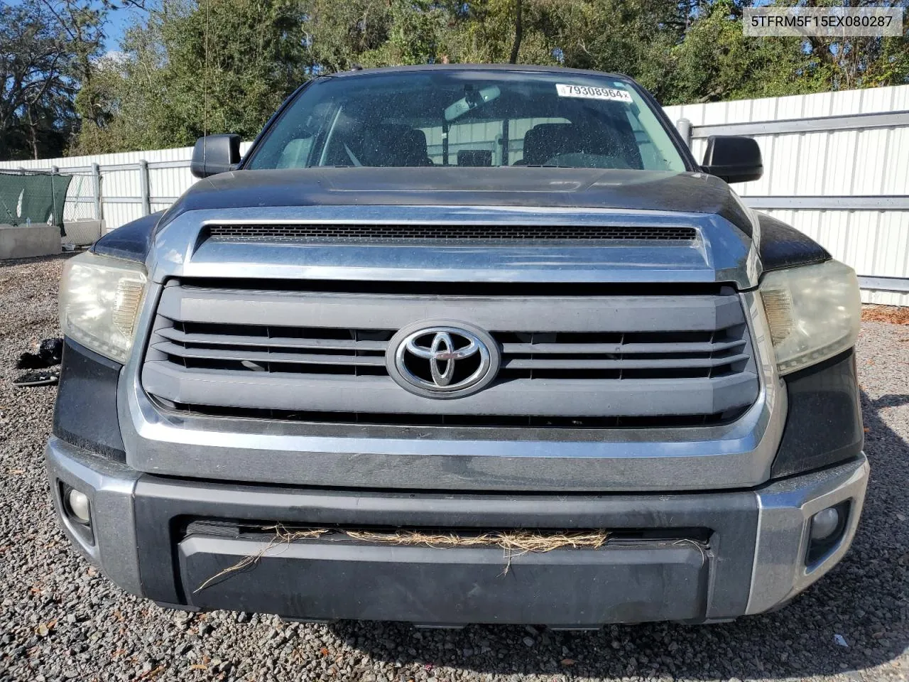 2014 Toyota Tundra Double Cab Sr VIN: 5TFRM5F15EX080287 Lot: 79308964