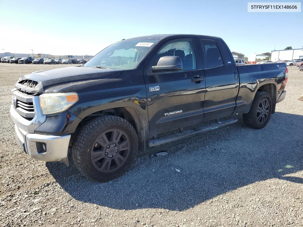 2014 Toyota Tundra Double Cab Sr VIN: 5TFRY5F11EX148606 Lot: 79345894