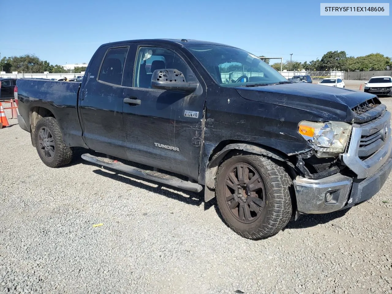 2014 Toyota Tundra Double Cab Sr VIN: 5TFRY5F11EX148606 Lot: 79345894