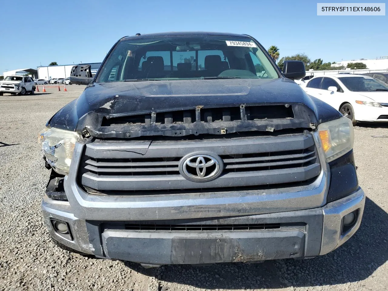 2014 Toyota Tundra Double Cab Sr VIN: 5TFRY5F11EX148606 Lot: 79345894