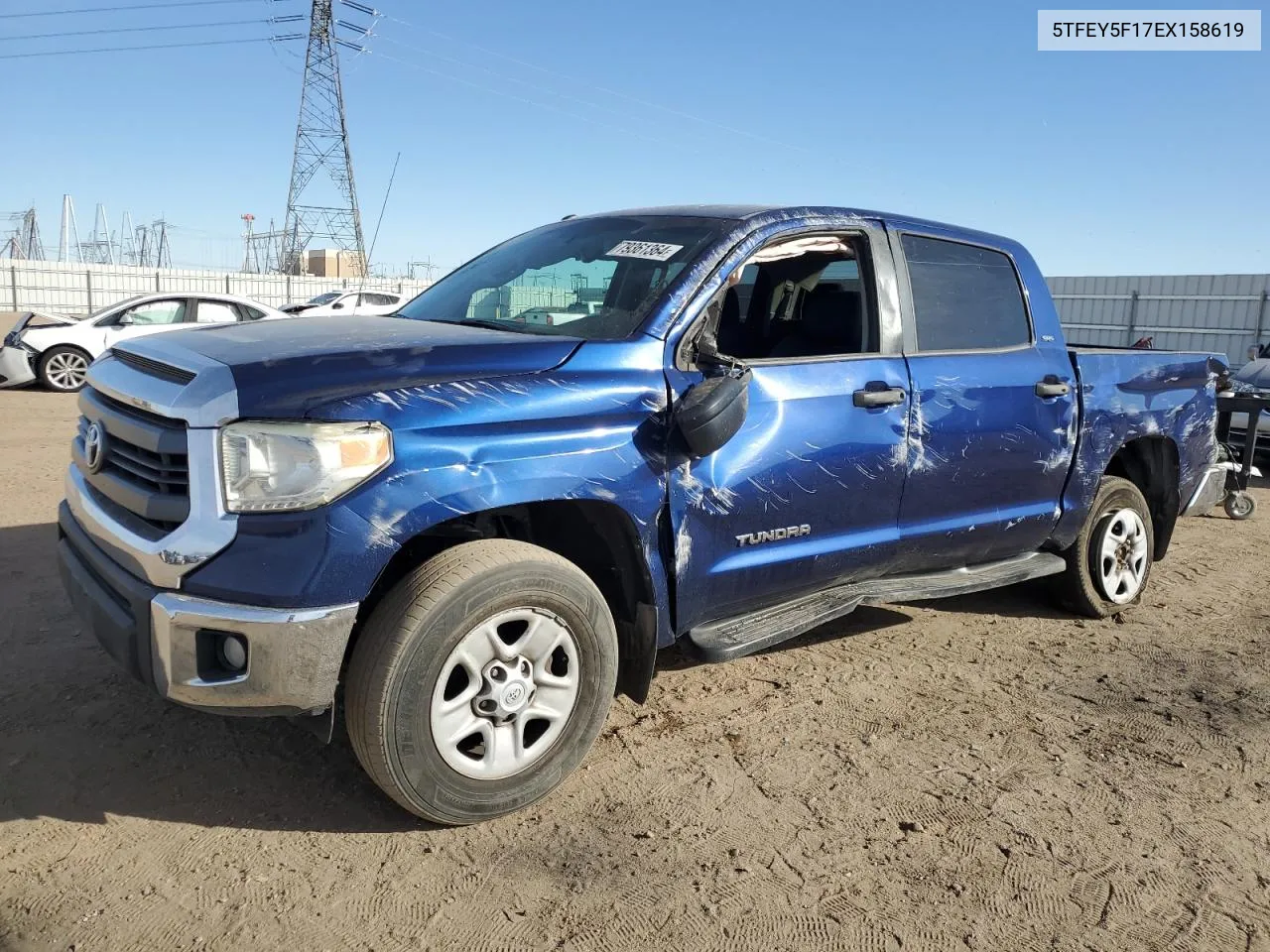 2014 Toyota Tundra Crewmax Sr5 VIN: 5TFEY5F17EX158619 Lot: 79361364