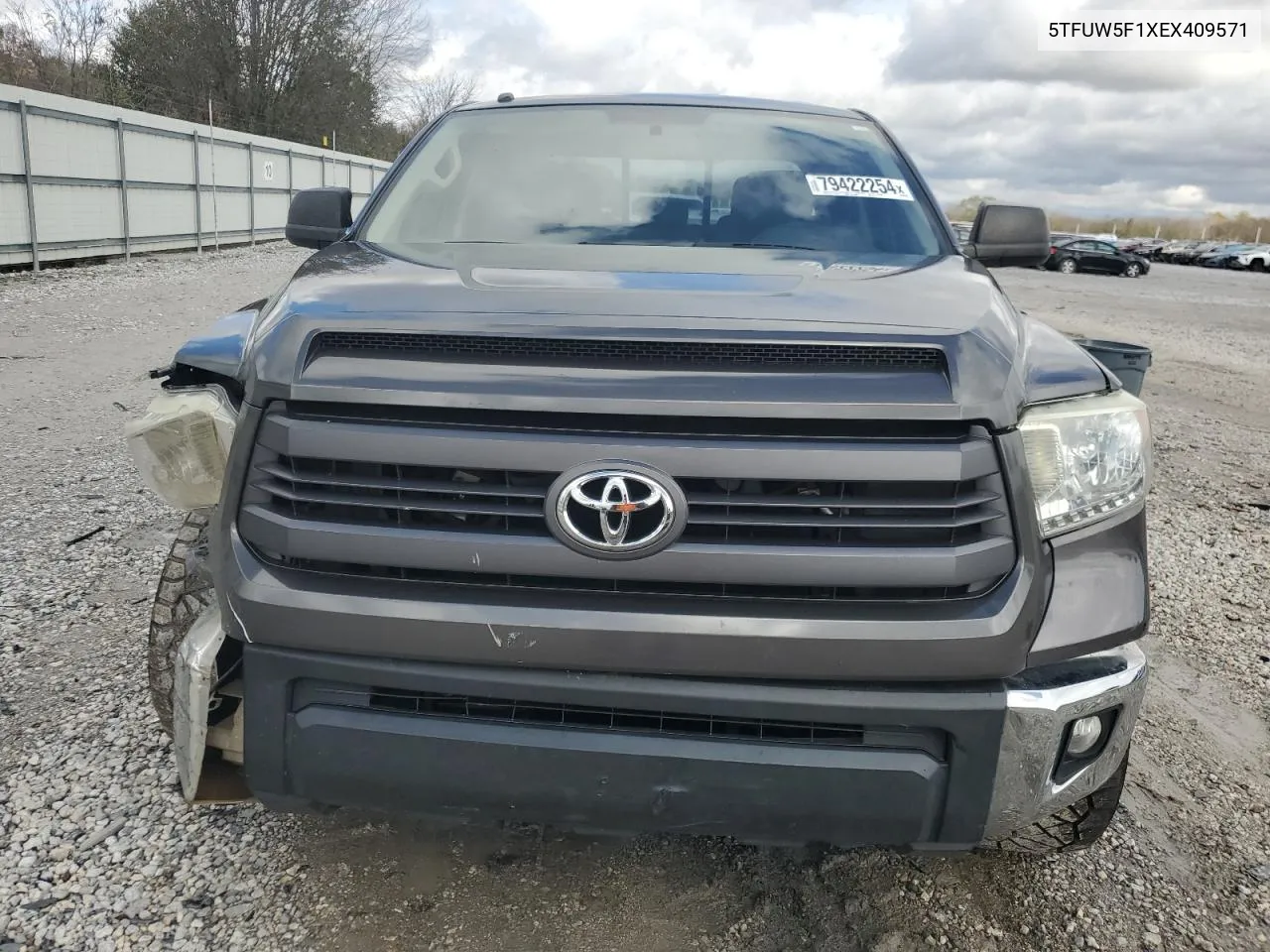 2014 Toyota Tundra Double Cab Sr VIN: 5TFUW5F1XEX409571 Lot: 79422254