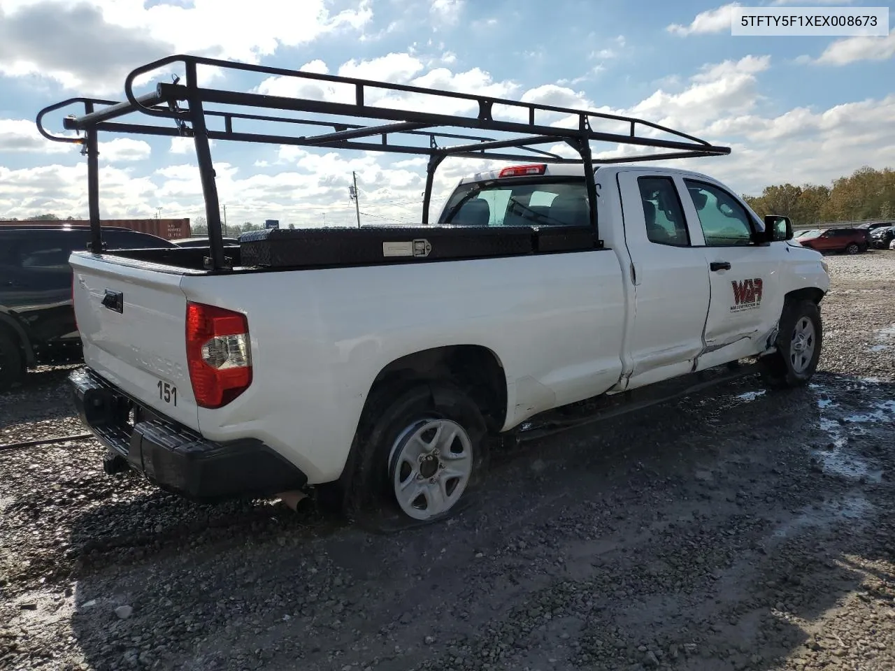 2014 Toyota Tundra Double Cab Sr VIN: 5TFTY5F1XEX008673 Lot: 79626374