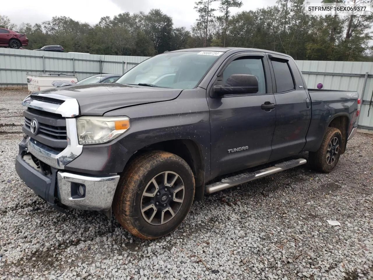 2014 Toyota Tundra Double Cab Sr VIN: 5TFRM5F16EX069377 Lot: 79808734