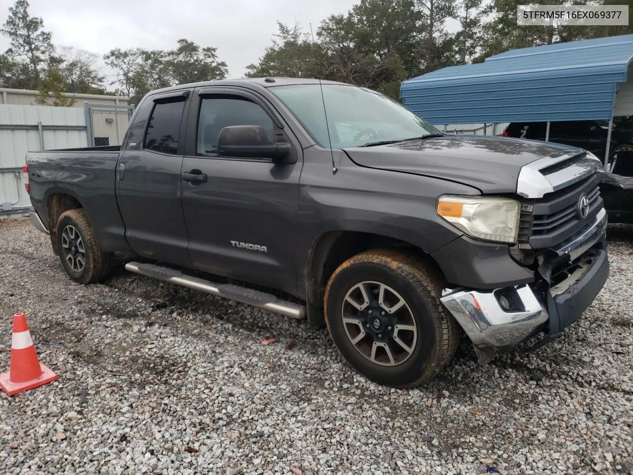 2014 Toyota Tundra Double Cab Sr VIN: 5TFRM5F16EX069377 Lot: 79808734