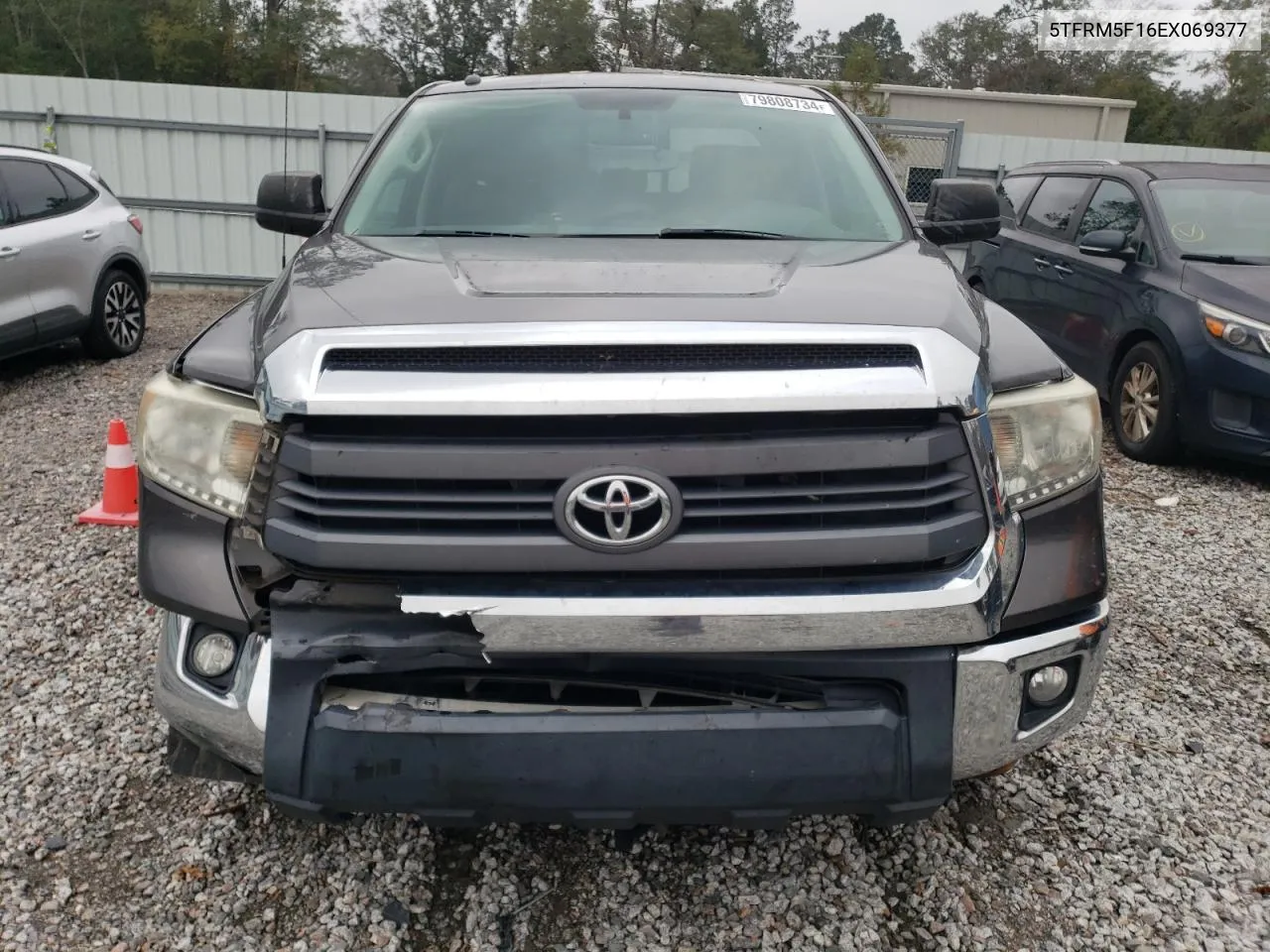 2014 Toyota Tundra Double Cab Sr VIN: 5TFRM5F16EX069377 Lot: 79808734