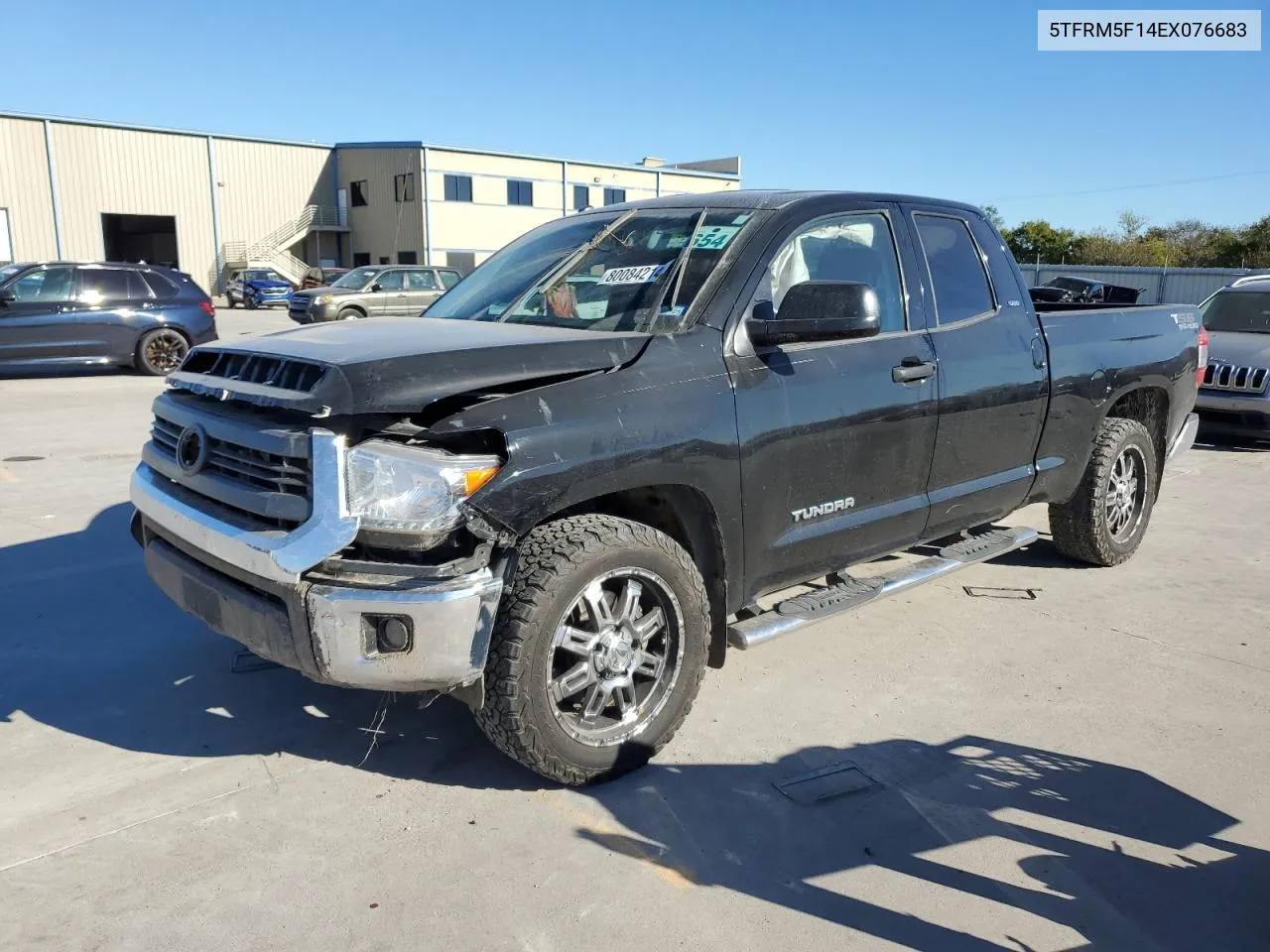 2014 Toyota Tundra Double Cab Sr VIN: 5TFRM5F14EX076683 Lot: 80084214