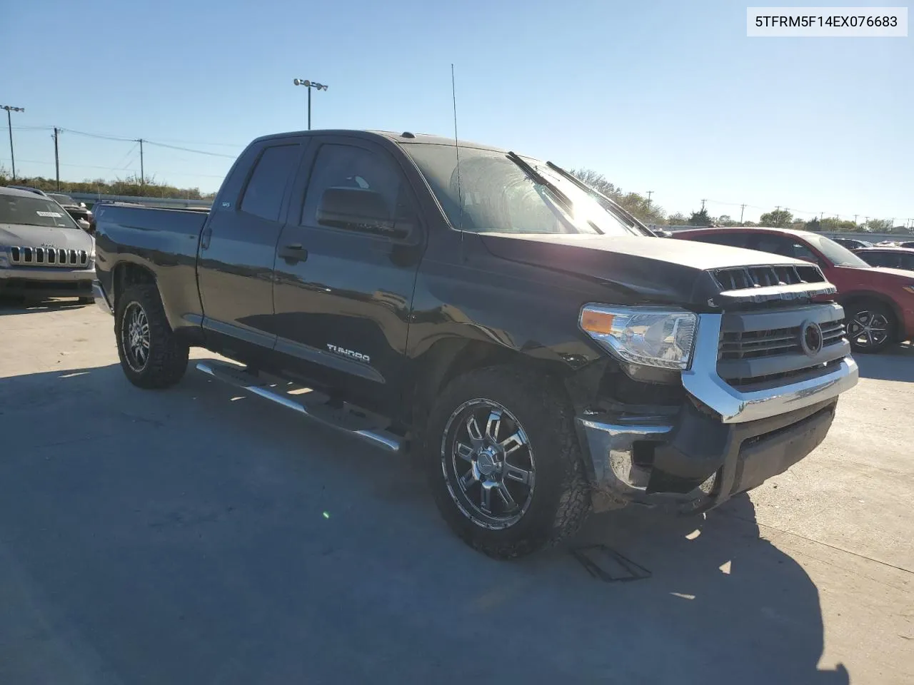 2014 Toyota Tundra Double Cab Sr VIN: 5TFRM5F14EX076683 Lot: 80084214