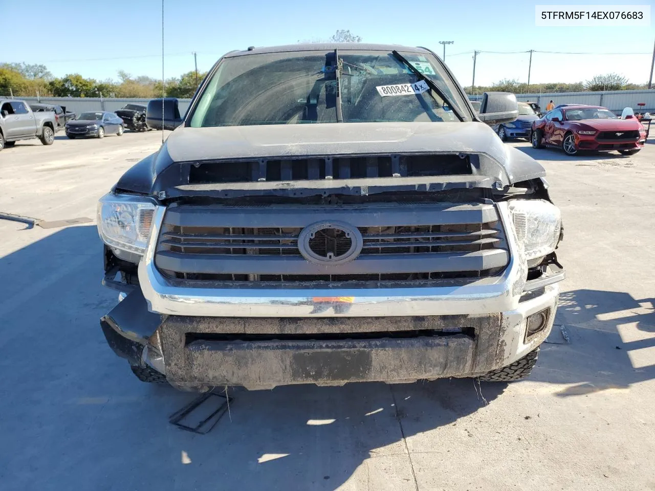 2014 Toyota Tundra Double Cab Sr VIN: 5TFRM5F14EX076683 Lot: 80084214