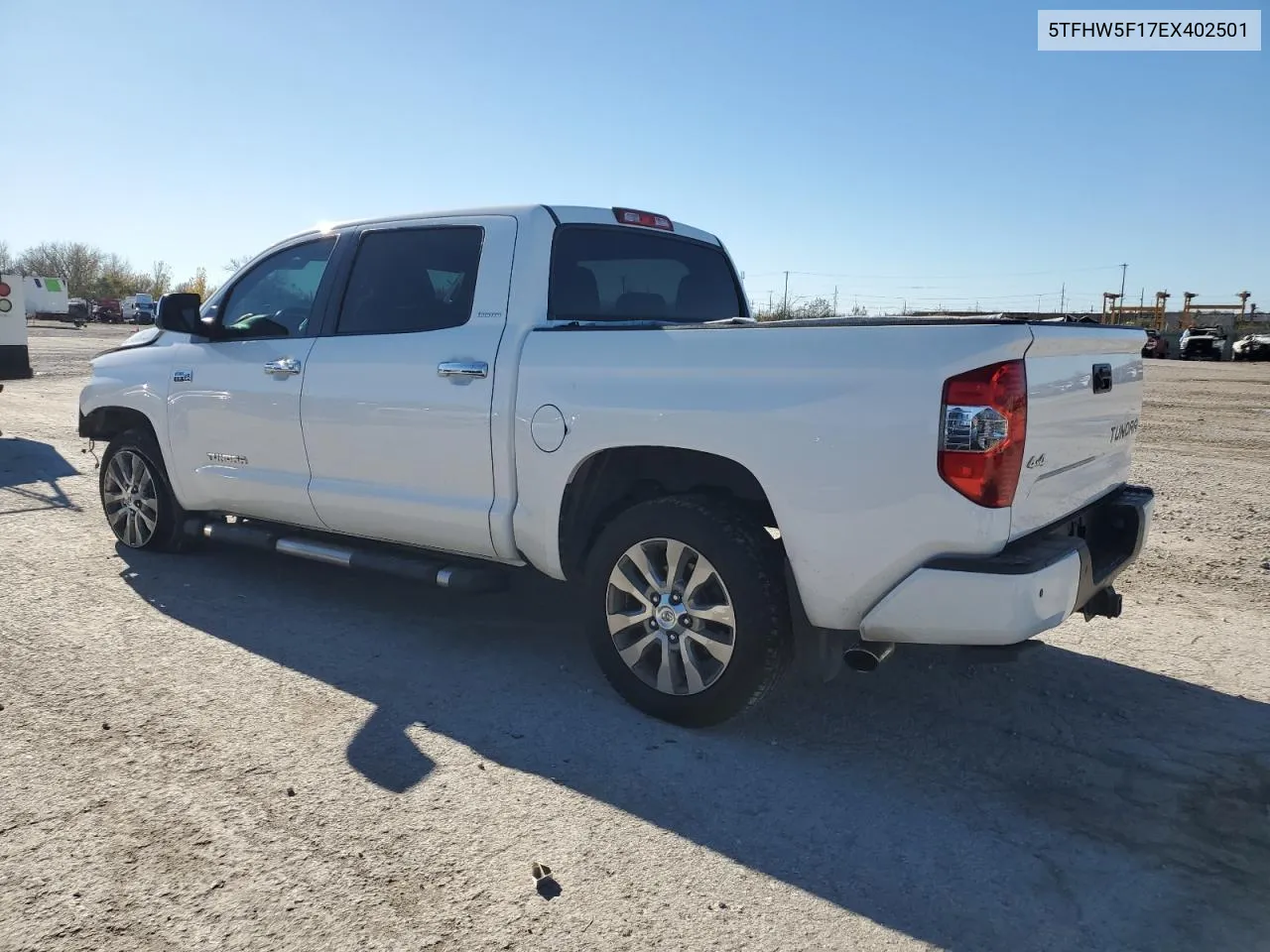 2014 Toyota Tundra Crewmax Limited VIN: 5TFHW5F17EX402501 Lot: 80952164