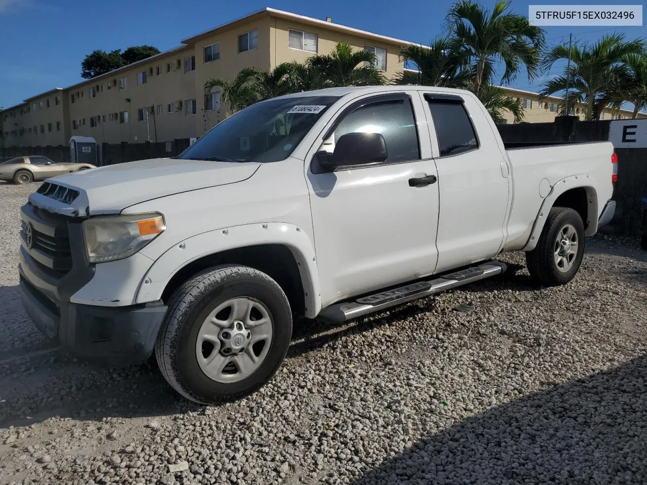 2014 Toyota Tundra Double Cab Sr VIN: 5TFRU5F15EX032496 Lot: 81080424