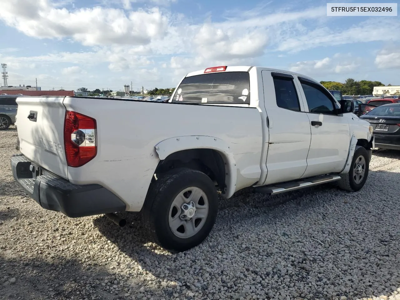 2014 Toyota Tundra Double Cab Sr VIN: 5TFRU5F15EX032496 Lot: 81080424