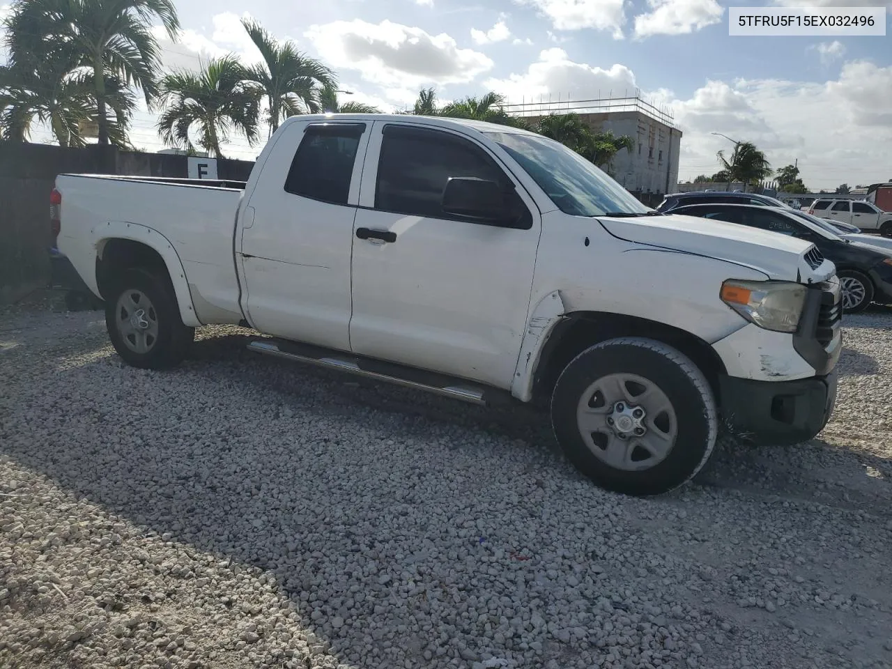 2014 Toyota Tundra Double Cab Sr VIN: 5TFRU5F15EX032496 Lot: 81080424