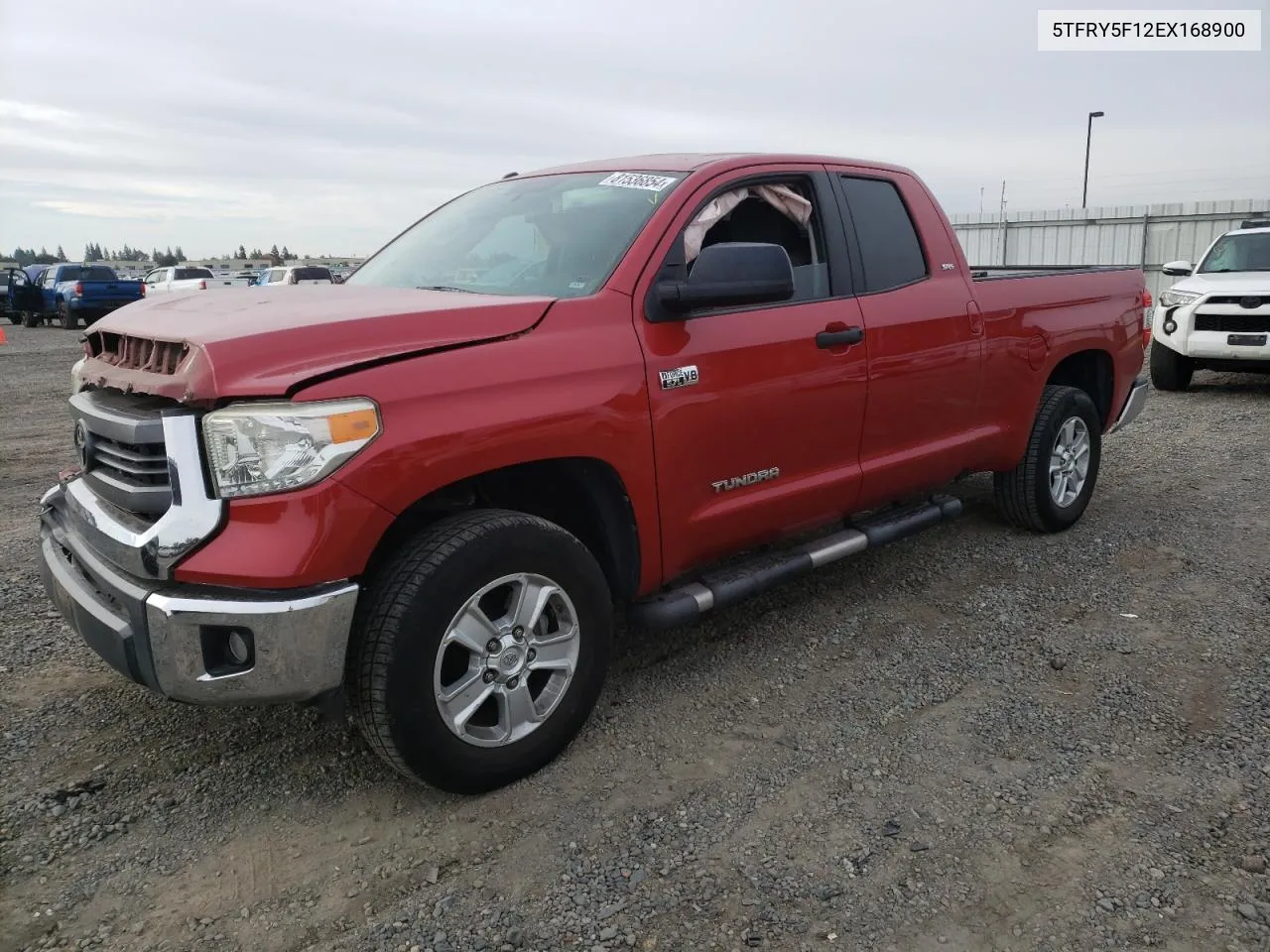 2014 Toyota Tundra Double Cab Sr VIN: 5TFRY5F12EX168900 Lot: 81536854