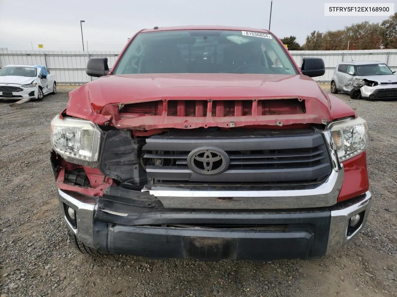 2014 Toyota Tundra Double Cab Sr VIN: 5TFRY5F12EX168900 Lot: 81536854