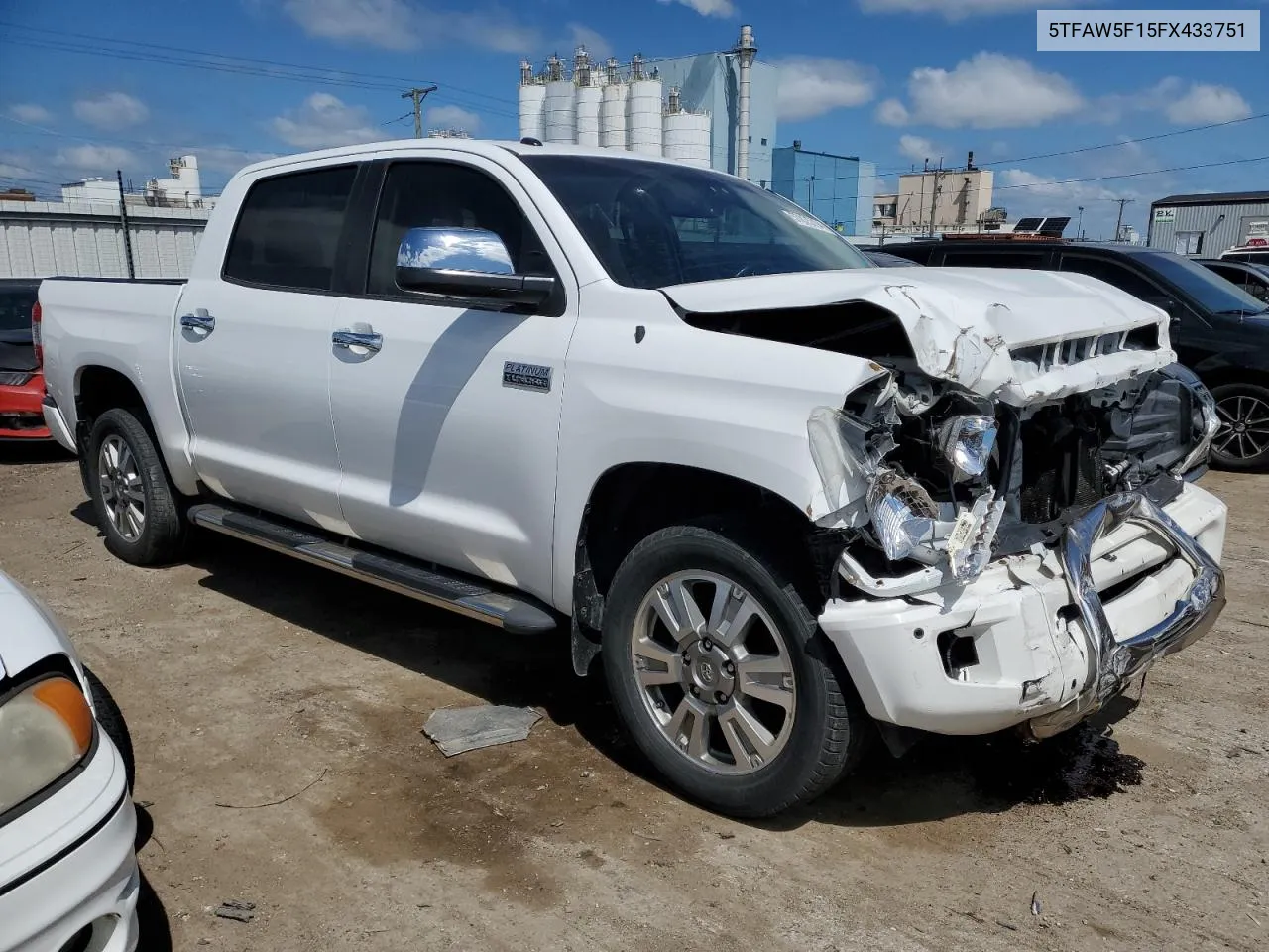 2015 Toyota Tundra Crewmax 1794 VIN: 5TFAW5F15FX433751 Lot: 57875794