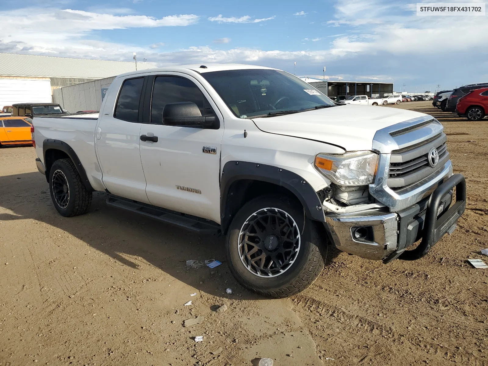 2015 Toyota Tundra Double Cab Sr/Sr5 VIN: 5TFUW5F18FX431702 Lot: 65064774