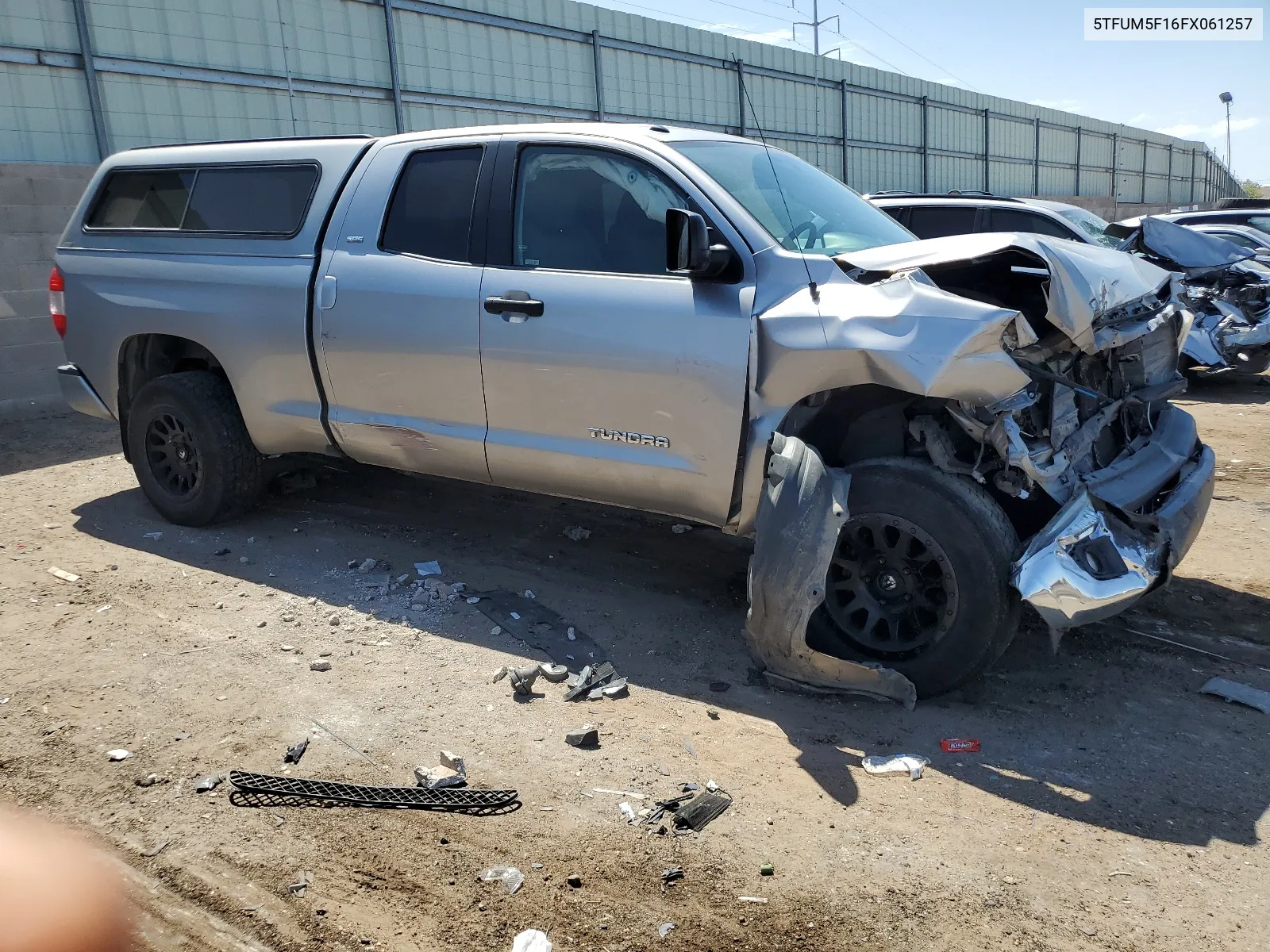 5TFUM5F16FX061257 2015 Toyota Tundra Double Cab Sr