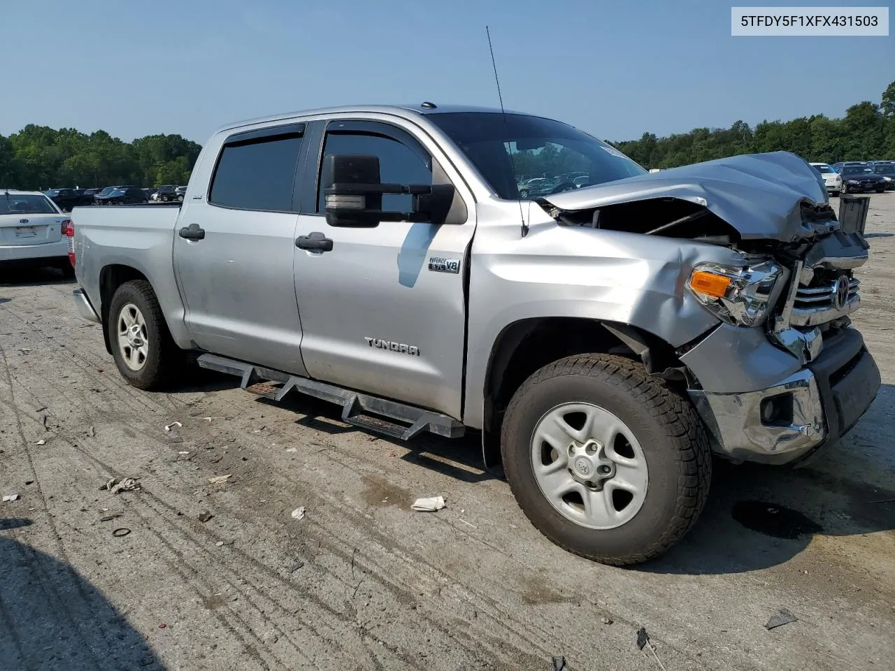 2015 Toyota Tundra Crewmax Sr5 VIN: 5TFDY5F1XFX431503 Lot: 65957084