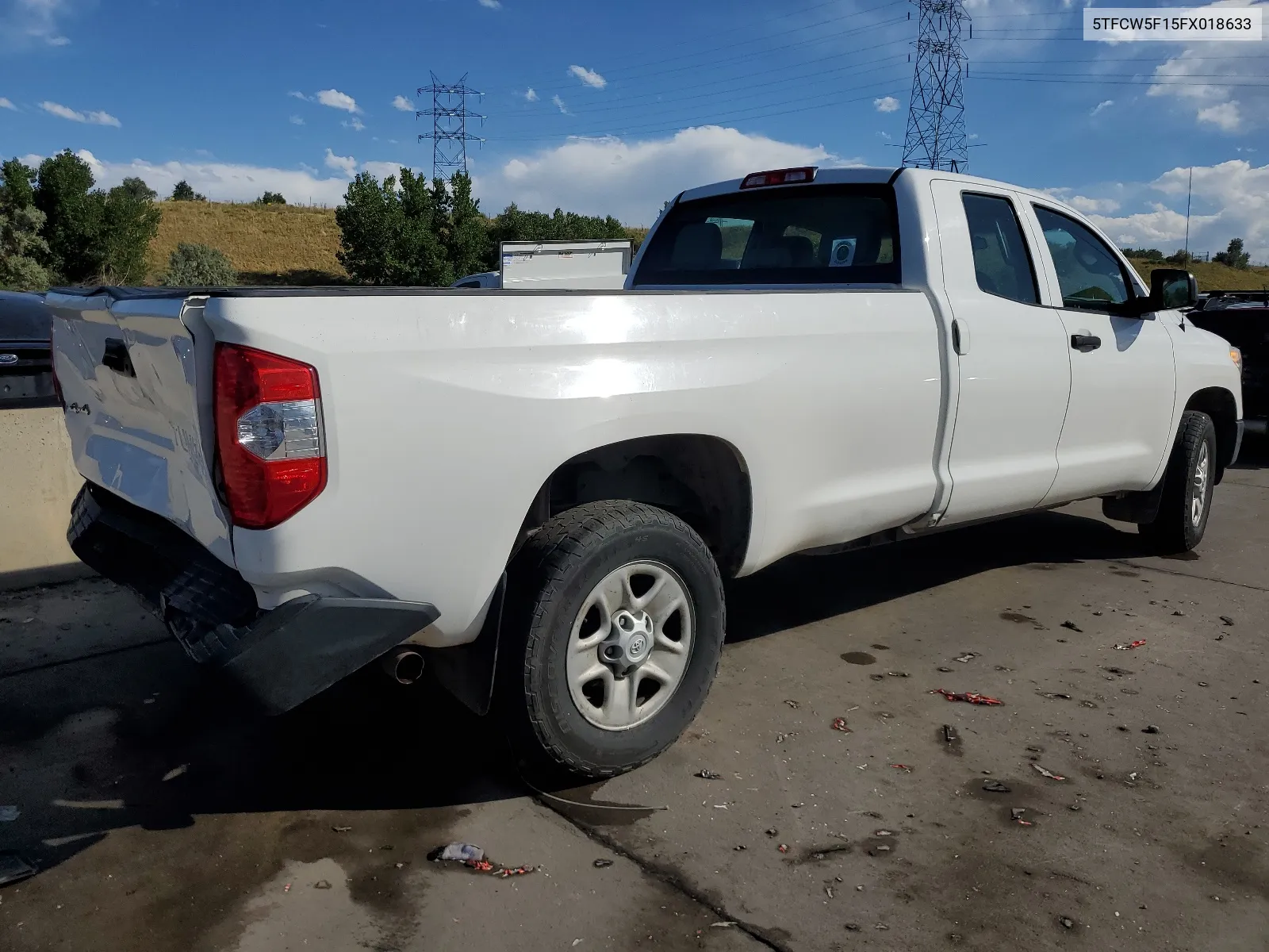 2015 Toyota Tundra Double Cab Sr VIN: 5TFCW5F15FX018633 Lot: 67482884