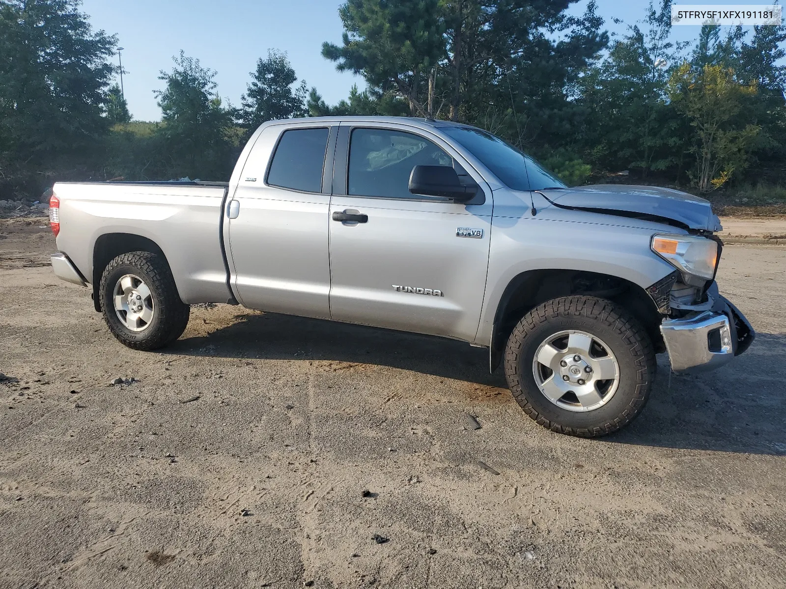 2015 Toyota Tundra Double Cab Sr VIN: 5TFRY5F1XFX191181 Lot: 68385554