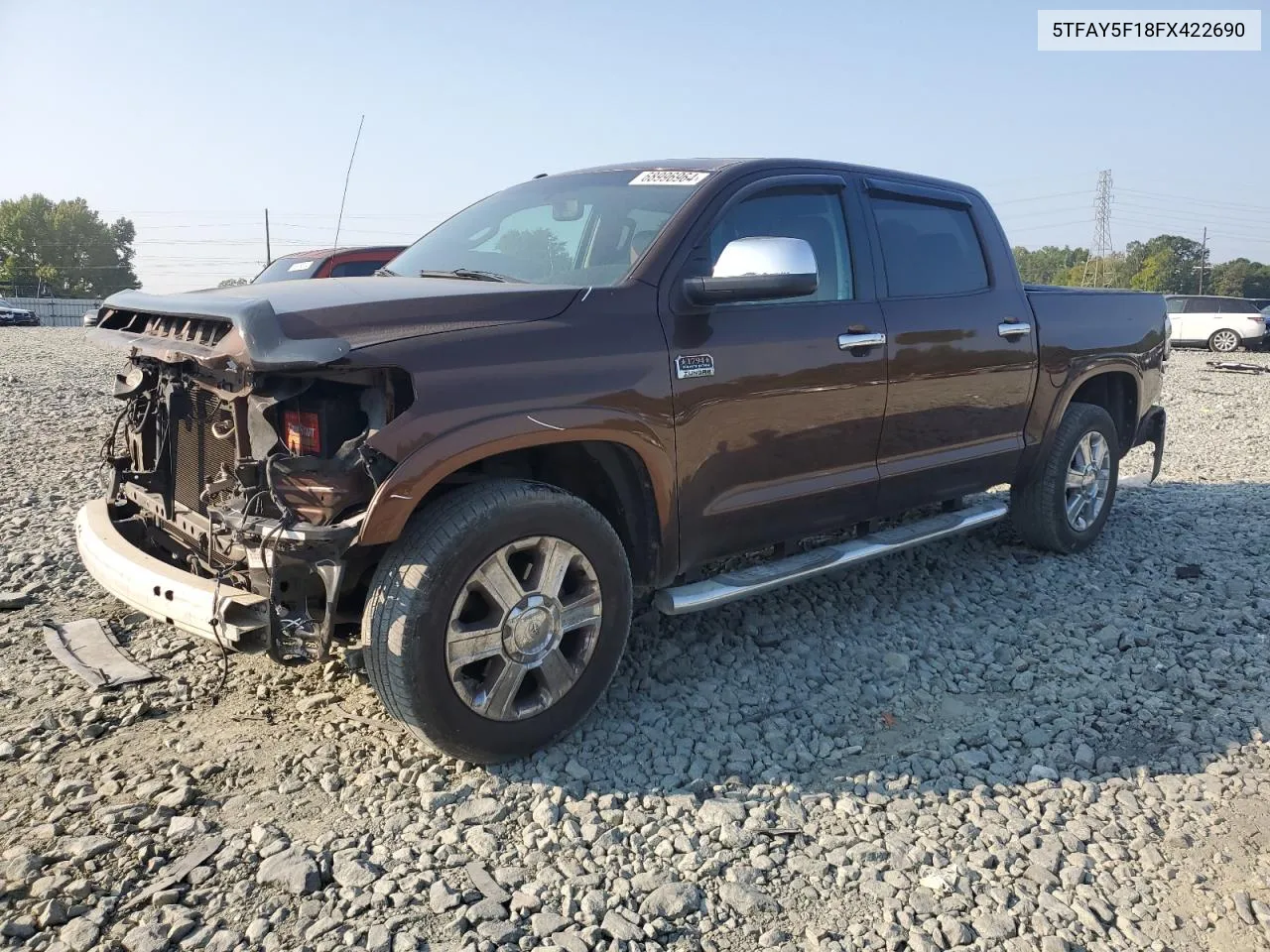 2015 Toyota Tundra Crewmax 1794 VIN: 5TFAY5F18FX422690 Lot: 68996964