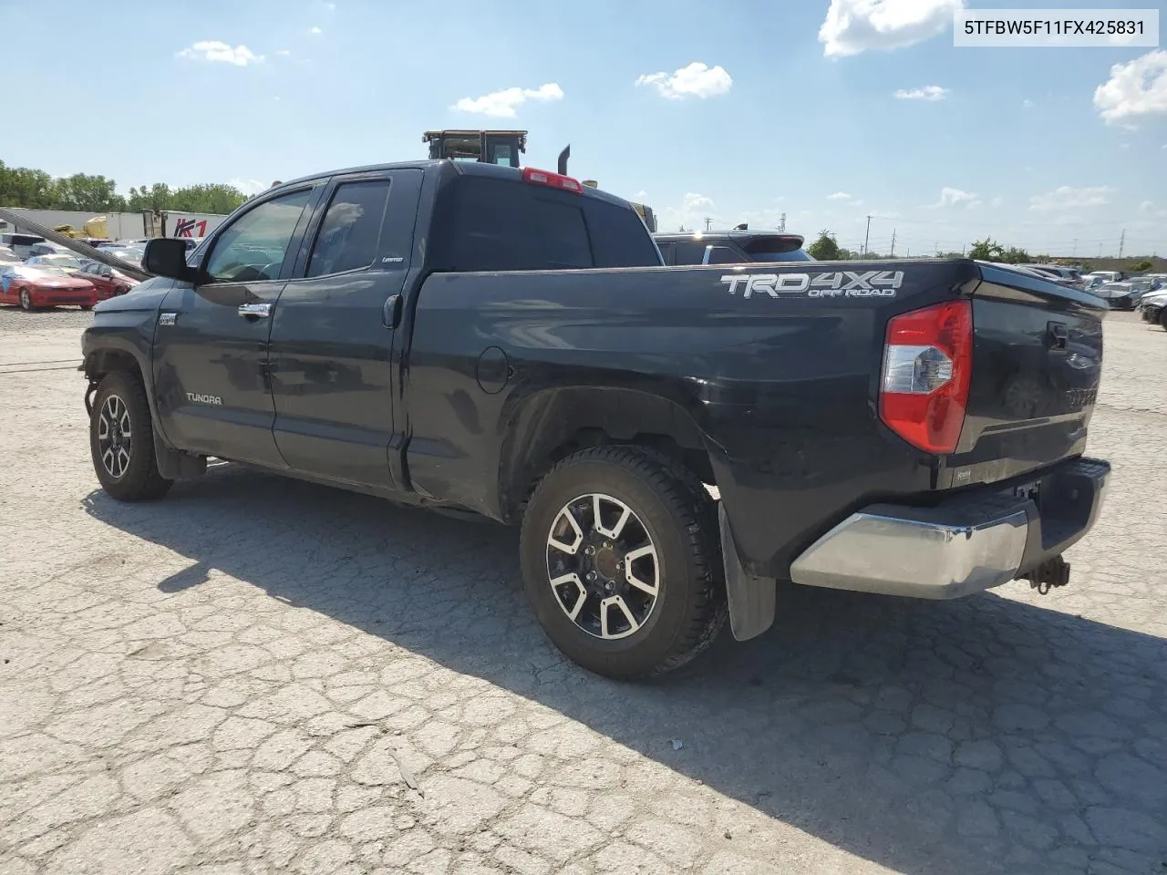 2015 Toyota Tundra Double Cab Limited VIN: 5TFBW5F11FX425831 Lot: 69364864