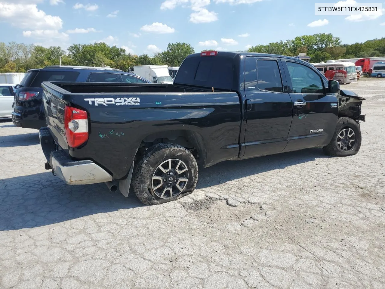 2015 Toyota Tundra Double Cab Limited VIN: 5TFBW5F11FX425831 Lot: 69364864