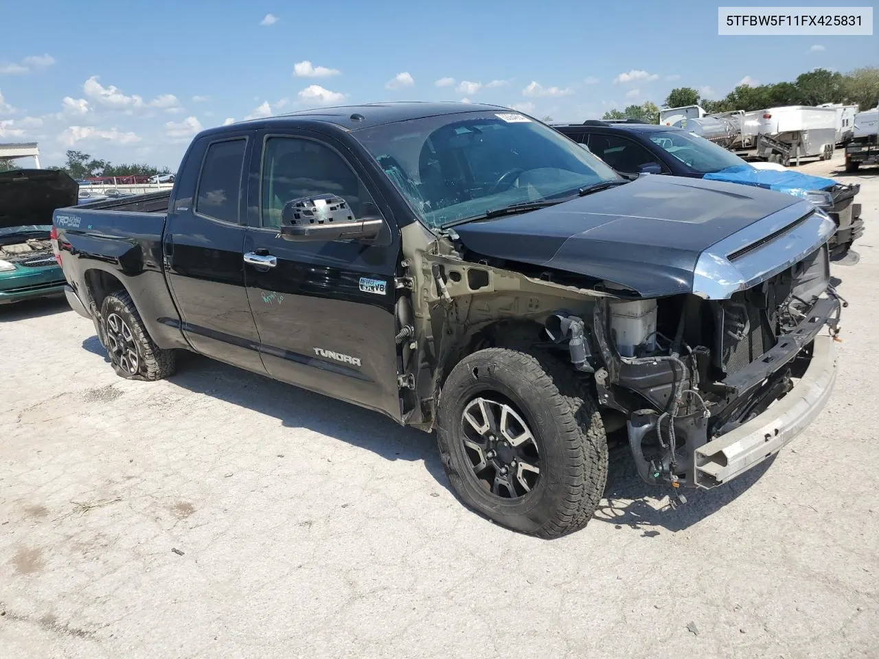 2015 Toyota Tundra Double Cab Limited VIN: 5TFBW5F11FX425831 Lot: 69364864