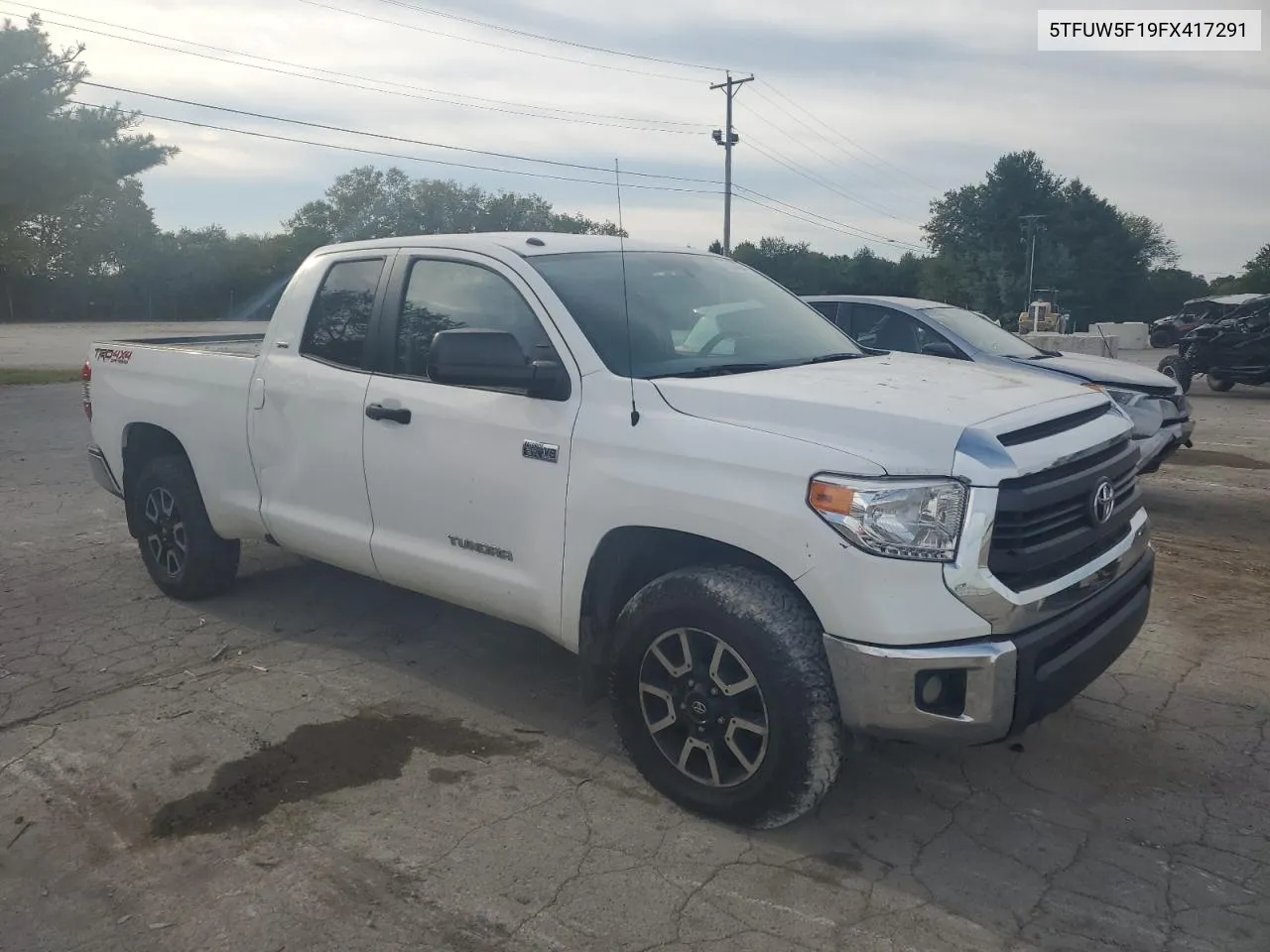 2015 Toyota Tundra Double Cab Sr VIN: 5TFUW5F19FX417291 Lot: 71285084