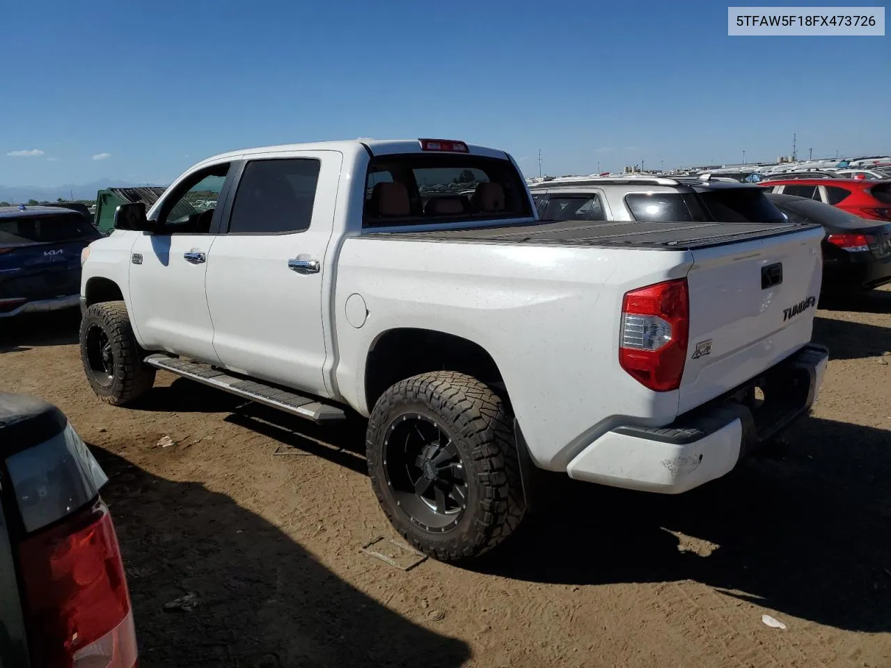 2015 Toyota Tundra Crewmax 1794 VIN: 5TFAW5F18FX473726 Lot: 71500744