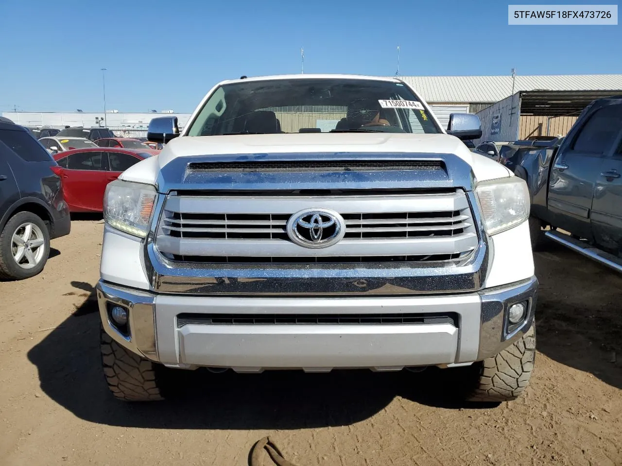 2015 Toyota Tundra Crewmax 1794 VIN: 5TFAW5F18FX473726 Lot: 71500744