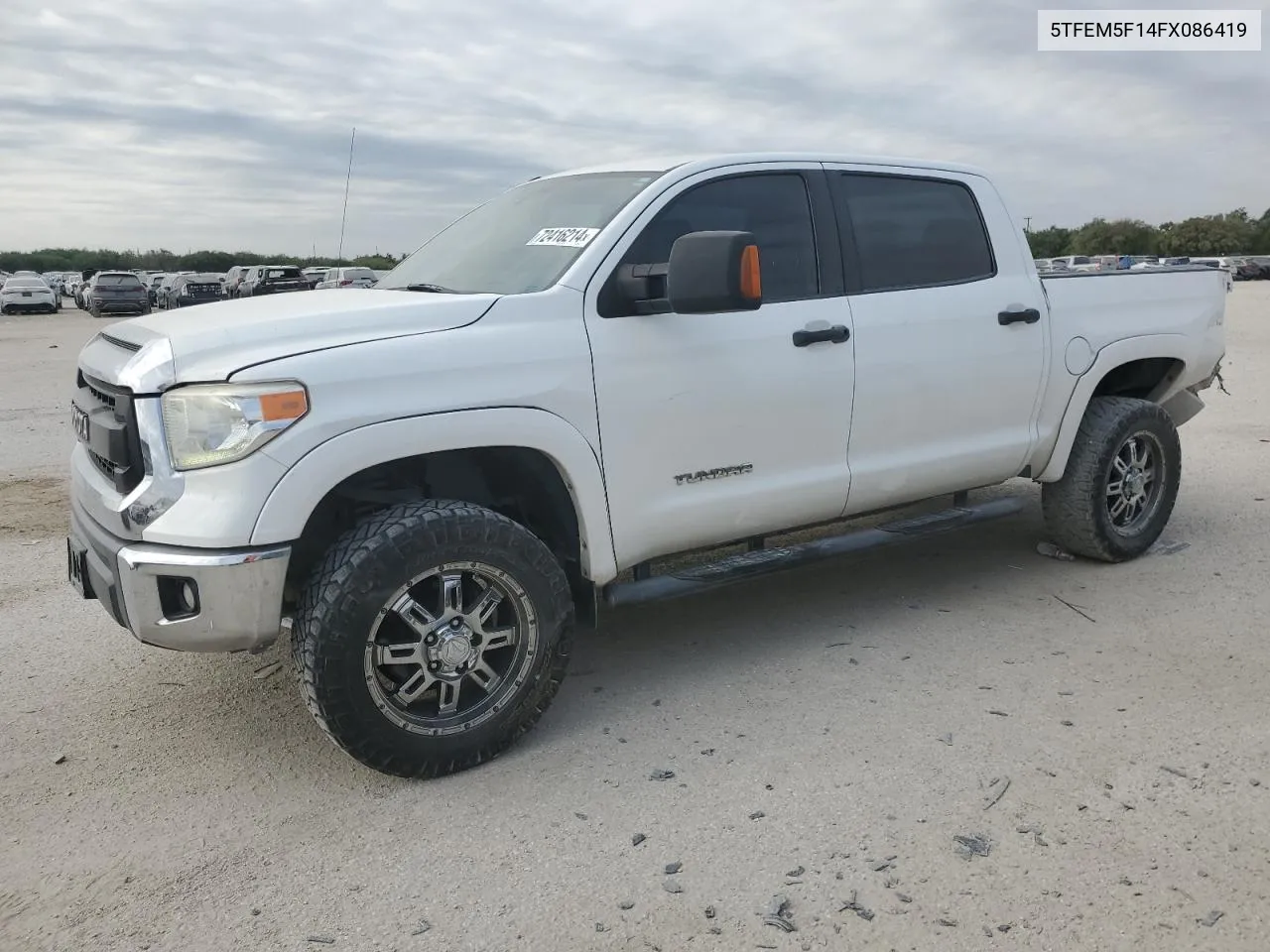 2015 Toyota Tundra Crewmax Sr5 VIN: 5TFEM5F14FX086419 Lot: 72416214