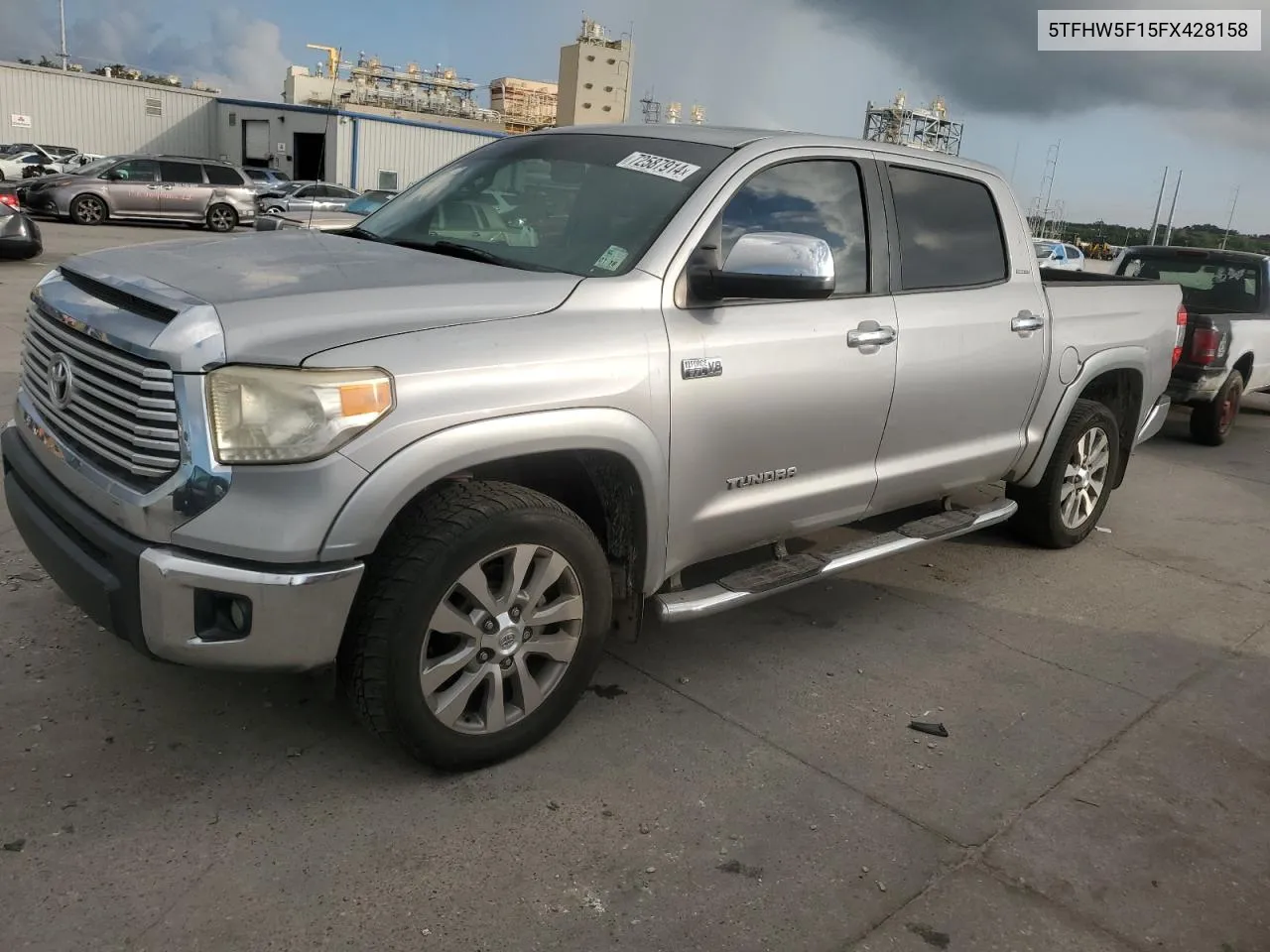 5TFHW5F15FX428158 2015 Toyota Tundra Crewmax Limited