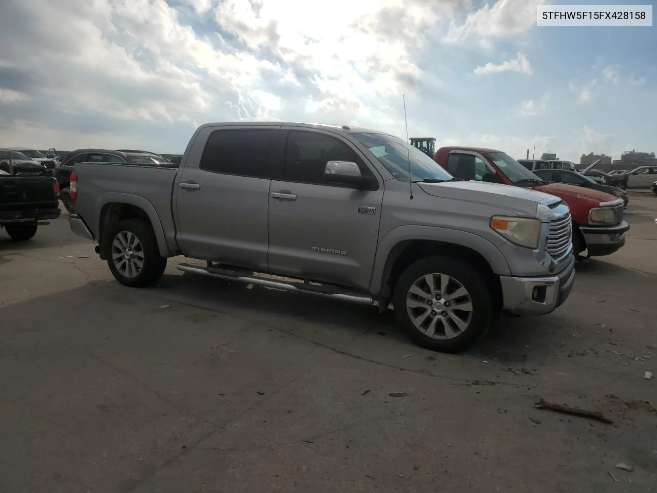 2015 Toyota Tundra Crewmax Limited VIN: 5TFHW5F15FX428158 Lot: 72587914