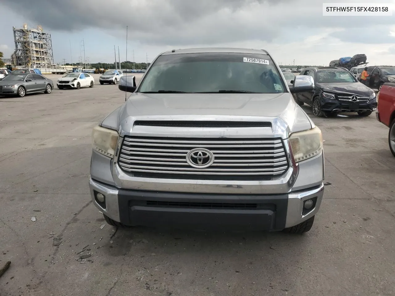 2015 Toyota Tundra Crewmax Limited VIN: 5TFHW5F15FX428158 Lot: 72587914