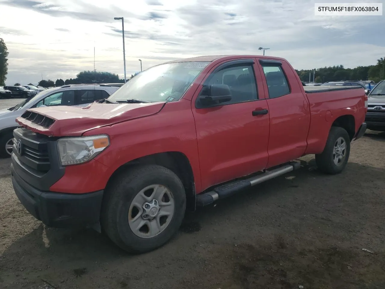 5TFUM5F18FX063804 2015 Toyota Tundra Double Cab Sr